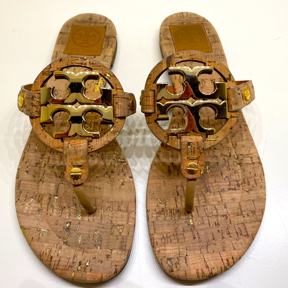 TORY BURCH Miller Sandals, Size 9